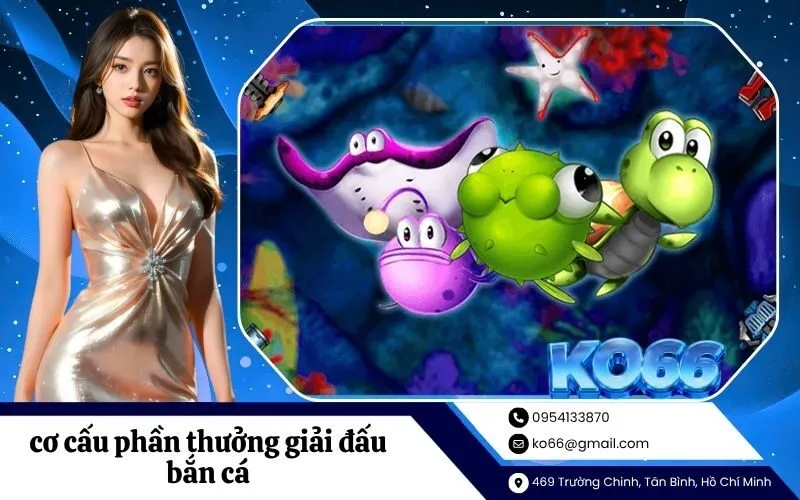 cơ cấu phần thưởng giải đấu bắn cá