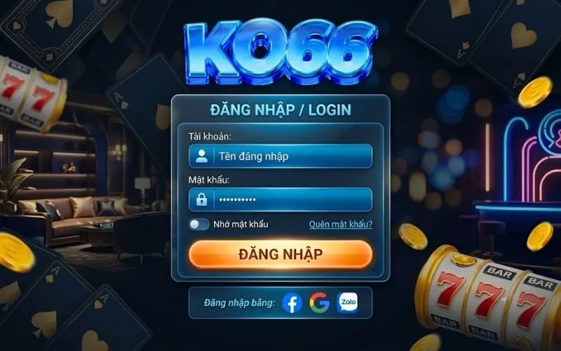 Hướng Dẫn Đăng Nhập KO66