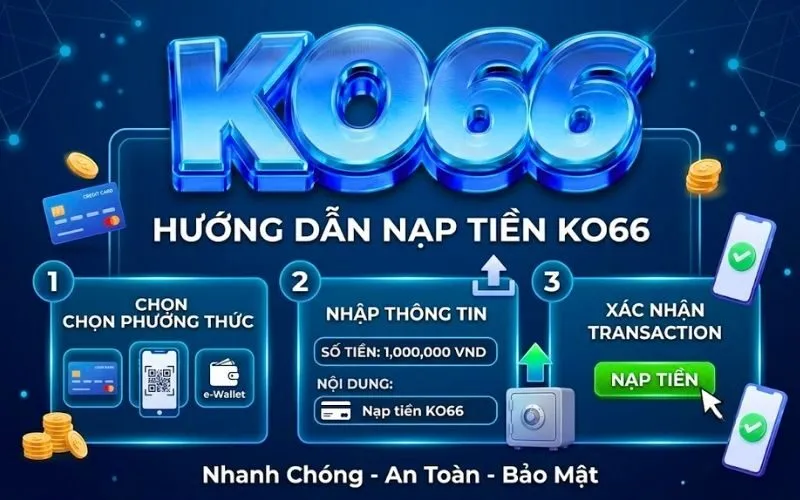 Nạp Tiền KO66 Bằng Mã QR Code